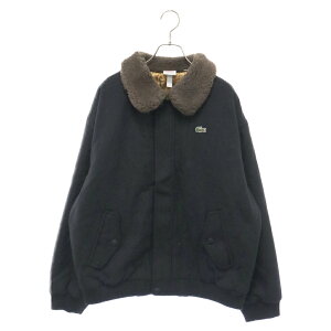 SUPREME(シュプリーム) サイズ:L 19AW×LACOSTE Wool Bomber Jacket ラコステ ウール ボンバー ジャケット ブラック【新古品/中古】【程度S】【カラーブラック】【取扱店舗BRING札幌店】