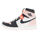 NIKE(ナイキ) サイズ:26.5cm WMNS AIR JORDAN1 HIGH OG Atmosphere ウィメンズ エアジョーダン1 ハイスニーカー DD9335-641 ネイビー/..