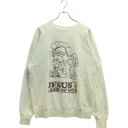 SAINT MICHAEL(Zg}CP) TCY:L 23AW JESUS CREW NECK SWEAT SM-A23-0000-024 vg N[lbNXEFbgVc g[i[ u[yÁzyxBzyJ[u[zy戵XܖÉz