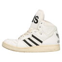 adidas(アディダス) サイズ:US10.5 JEREMY SCOTT X INSTINCT HI V24529 ジェリースコット×インスティンクト ハイ ハイカットスニーカー ホワイト US10.5【中古】【程度B】【カラーホワイト】【オンライン限定商品】