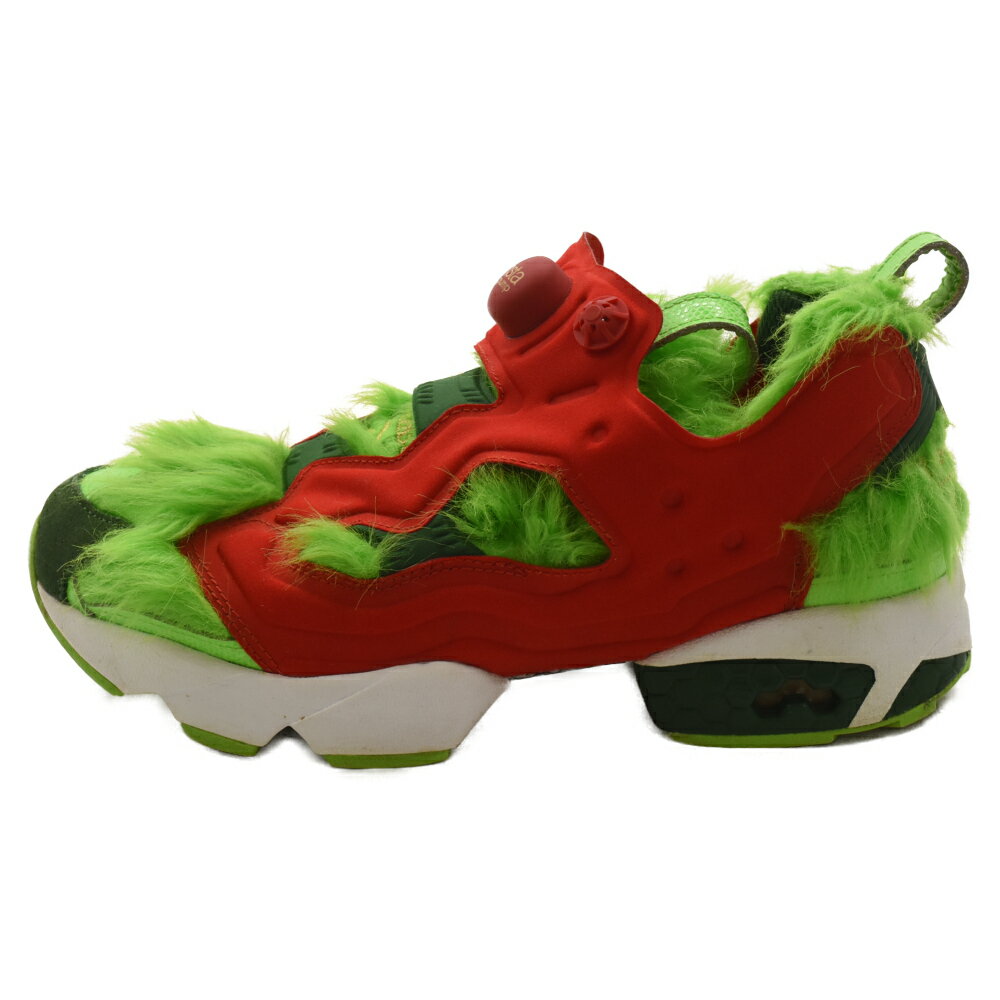 Reebok(リーボック) サイズ:27.0cm INSTA PUMP FURY CV GRINCH BD4758 インスタポンプフューリー グリンチ ローカットスニーカー グリーン US9/27cm【中古】【程度A】【カラーグリーン】【オンライン限定商品】