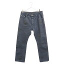 CHROME HEARTS(クロムハーツ) サイズ:34 DENIM CROSS PATCH 5POCKET クロスパッチ アフターカスタム デニムパンツ5ポケット インディゴ/ブラック【中古】【程度A】【カラーブルー】【取扱店舗原宿】