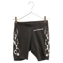 CHROME HEARTS(クロムハーツ) サイズ:S × MATTY BOY FLAMES BIKER SHORTS × マッティボーイ バイカーショーツ ハーフパンツ レディース ブラック【中古】【程度B】【カラーブラック】【取扱店舗原宿】