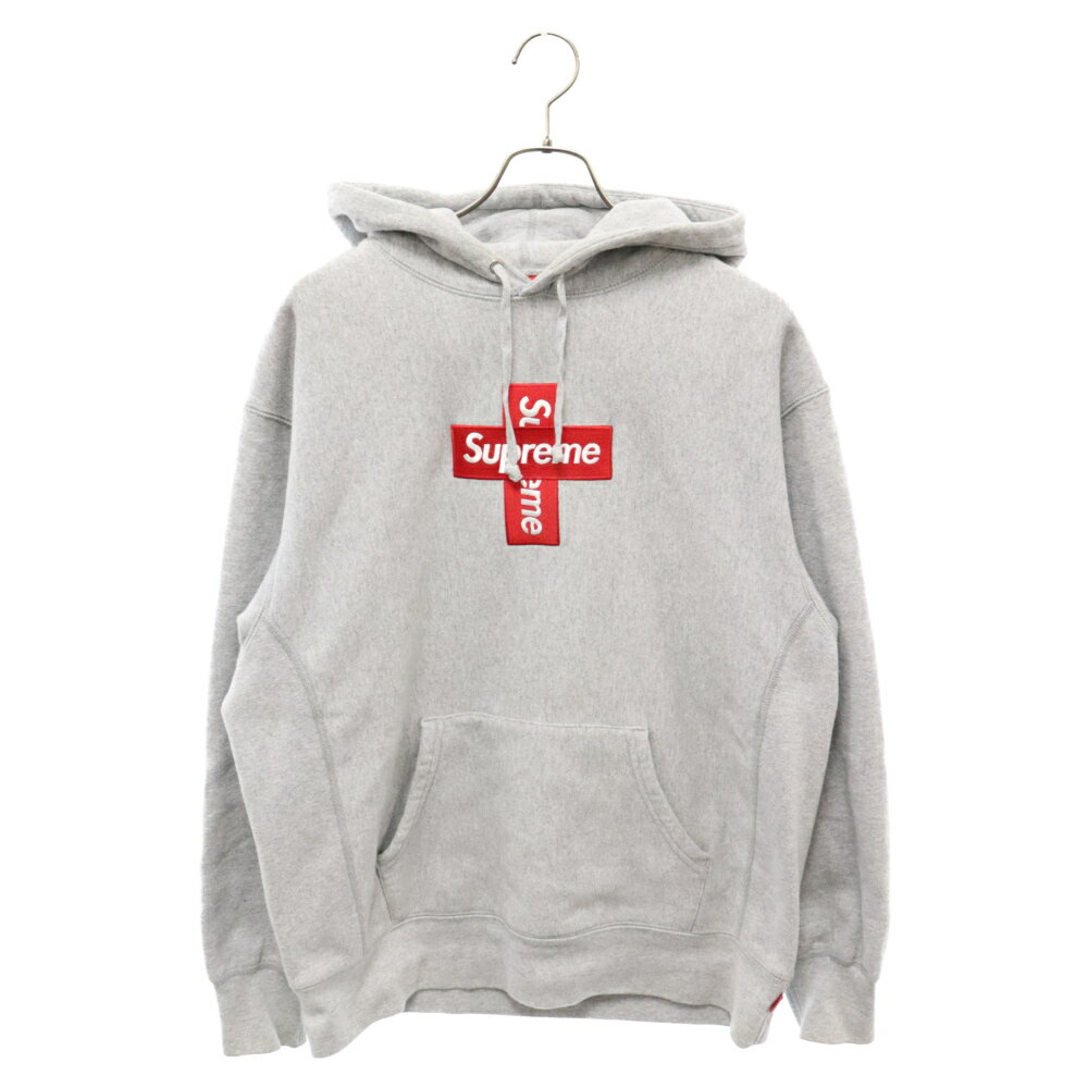 SUPREME(シュプリーム)20AW Cross Box Logo Hooded Sweatshirt クロスボックスロゴ スウェット プルオーバーパーカー グレー ブランド SUPREME 品名 20AW Cross Box Logo Hooded Sweatshirt クロスボックスロゴ スウェット プルオーバーパーカー グレー 表記サイズ M サイズガイドはコチラ 実寸 着丈：68センチ 身幅：61センチ 肩幅：54センチ 袖丈：60センチ 素材表記 コットン90% ポリエステル10%/原産国：カナダ製 カラー グレー 商品状態 若干の使用感有り 両腕袖部分に変色有り 付属品：写真に写っているものがすべてになります。 備考：- 商品番号 9024D210122※お問い合わせの際は、こちらの商品番号をお伝えいただくとスムーズです。 注意事項 ※掲載商品は実店舗等で同時販売しており、欠品になる場合がございます。 恐れ入りますがその際はキャンセルとなりますため、予めご了承くださいませ。 ※原則、お客様都合でのキャンセル・返品はお受けできません。 ≪返品について詳しくはこちらをご覧くださいませ。≫ ご利用の際はショッピングガイドを必ずご一読の上、ご購入へお進みくださいませ。 状態ランク A N 新品〜未使用品 新品未開封品になります。 S 新品同様品または試着程度の使用感があります。 A 使用感の少ない比較的状態の良い中古品になります。 B 着用感があり若干の汚れ・ダメージが見受けられる中古品になります。 C 汚れ・ダメージが多数見受けられ難がある中古品になります。 【取扱店舗】 BRING仙台店 TEL: 022-797-6725 このブランドの他の商品を見る