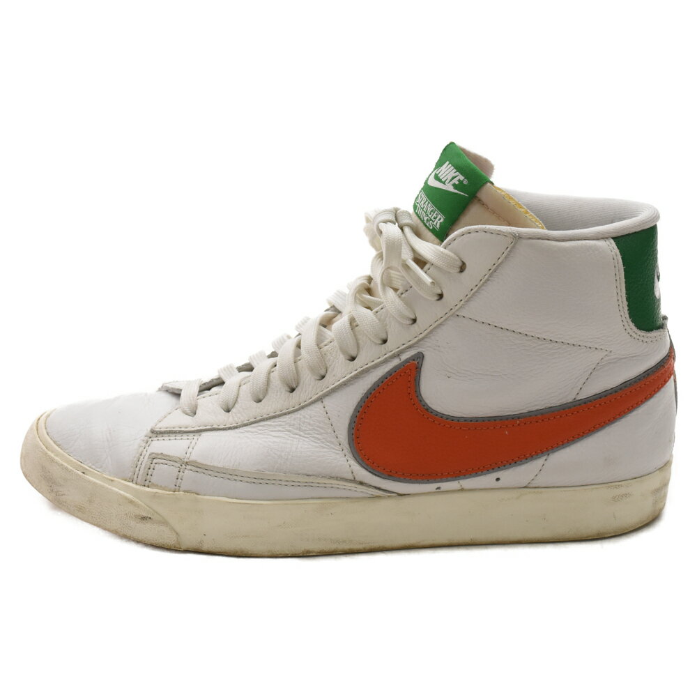 NIKE(ナイキ) サイズ:28.0cm ×Stranger Things BLAZER MID Hawkins High School Pack ×ストレンジャーシングス ブレーザー ホーキンス ハイスクールパック ミッドカットスニーカー CJ6101-100