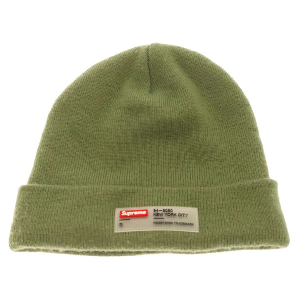 SUPREME(シュプリーム)20AW Clear Label Beanie クリアラベル ニットキャップ ビーニー 帽子 グリーン ブランド SUPREME 品名 20AW Clear Label Beanie クリアラベル ニットキャップ ビーニー 帽子 グリーン 表記サイズ ‐ サイズガイドはコチラ 実寸 縦幅：21センチ 横幅：23センチ 素材表記 アクリル100%/原産国：中国製 カラー グリーン 商品状態 使用感有り 全体的に毛玉/毛羽立ち有り 付属品：写真に写っているものがすべてになります。 備考：- 商品番号 9024D210098※お問い合わせの際は、こちらの商品番号をお伝えいただくとスムーズです。 注意事項 ※掲載商品は実店舗等で同時販売しており、欠品になる場合がございます。 恐れ入りますがその際はキャンセルとなりますため、予めご了承くださいませ。 ※原則、お客様都合でのキャンセル・返品はお受けできません。 ≪返品について詳しくはこちらをご覧くださいませ。≫ ご利用の際はショッピングガイドを必ずご一読の上、ご購入へお進みくださいませ。 状態ランク B N 新品〜未使用品 新品未開封品になります。 S 新品同様品または試着程度の使用感があります。 A 使用感の少ない比較的状態の良い中古品になります。 B 着用感があり若干の汚れ・ダメージが見受けられる中古品になります。 C 汚れ・ダメージが多数見受けられ難がある中古品になります。 【取扱店舗】 BRING THRIFT CLOSET TEL: 043-445-7761 このブランドの他の商品を見る