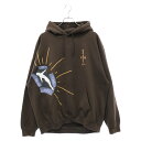 Cactus Jack(カクタスジャック) サイズ:L 19AW Highest In The Room Not For Decoding Hoodie ハイエストインザルーム ノットフォーデコーディング スウェットプルオーバーパーカー ブラウン【中古】【程度B】【カラーブラウン】【取扱店舗名古屋】