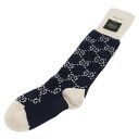 GUCCI(グッチ) GG Socks GG総柄 ソックス 靴下 ネイビ