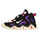 NIKE(ナイキ) サイズ:27.5cm AIR BARRAGE MID エアバラージ ミッドカットスニーカー ブラック/パープル US9.5/27.5cm CD9329-001【中古】【程度B】【カラーブラック】【オンライン限定商品】