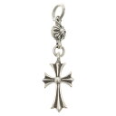 CHROME HEARTS(クロムハーツ) 1B TNY CH CRS 1BALL TINY CROSS 1ボールタイニーCHクロス チャーム ペンダント ネックレストップ シルバー【中古】【程度B】【カラーシルバー】【取扱店舗BRING京都河原町店】