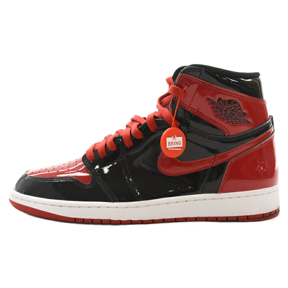 NIKE(ʥ) :US9.5/27.5cm AIR JORDAN 1 RETRO HIGH OG Patent Bred 555088-063 硼1 ȥ ѥƥ ֥å ϥåȥˡ ֥å/å US9.5/27.5cmšۡAۡڥ顼֥åۡڼ谷ŹBRINGԲϸĮŹ