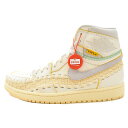 NIKE(ナイキ) サイズ:27.0cm ×UNION AIR JORDAN 1 RETRO HI OG SP SUMMER 96 FD2565-100 ユニオン エアジョーダン1 ハイカットスニーカー ホワイト US9/27cm【新古品/中古】【程度S】【カラーホワイト】【取扱店舗BRING KICKS】