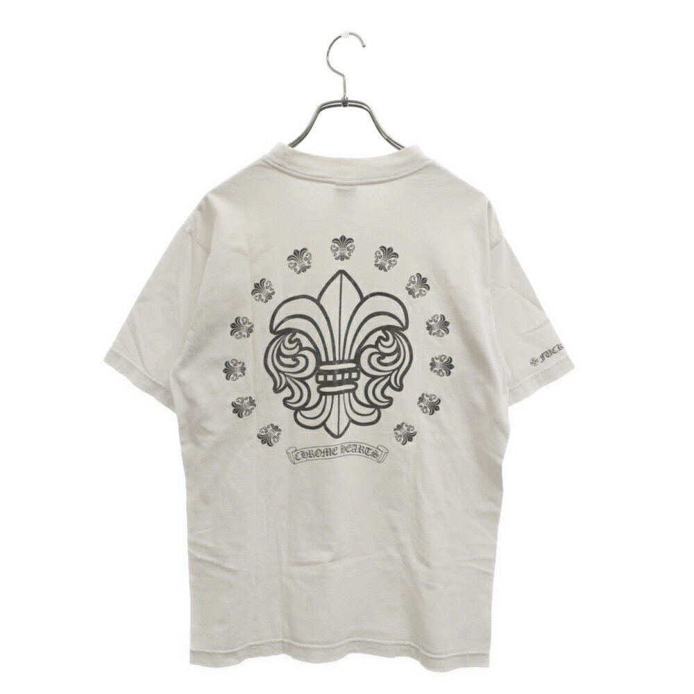 CHROME HEARTS(クロムハーツ) サイズ:M CH T-SHRT/3 BSフレアバックプリント半袖 Tシャツ ホワイト【中古】【程度B】【カラーホワイト】【取扱店舗OneStyle新宿店】