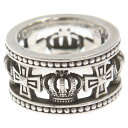 Justin Davis(ジャスティンデイヴィス) サイズ:7.5号 MEDIEVAL WEDDING BAND RING メディーバルウェディングバンドリング 指輪 シルバー SRJ175【中古】【程度B】【カラーシルバー】【オンライン限定商品】