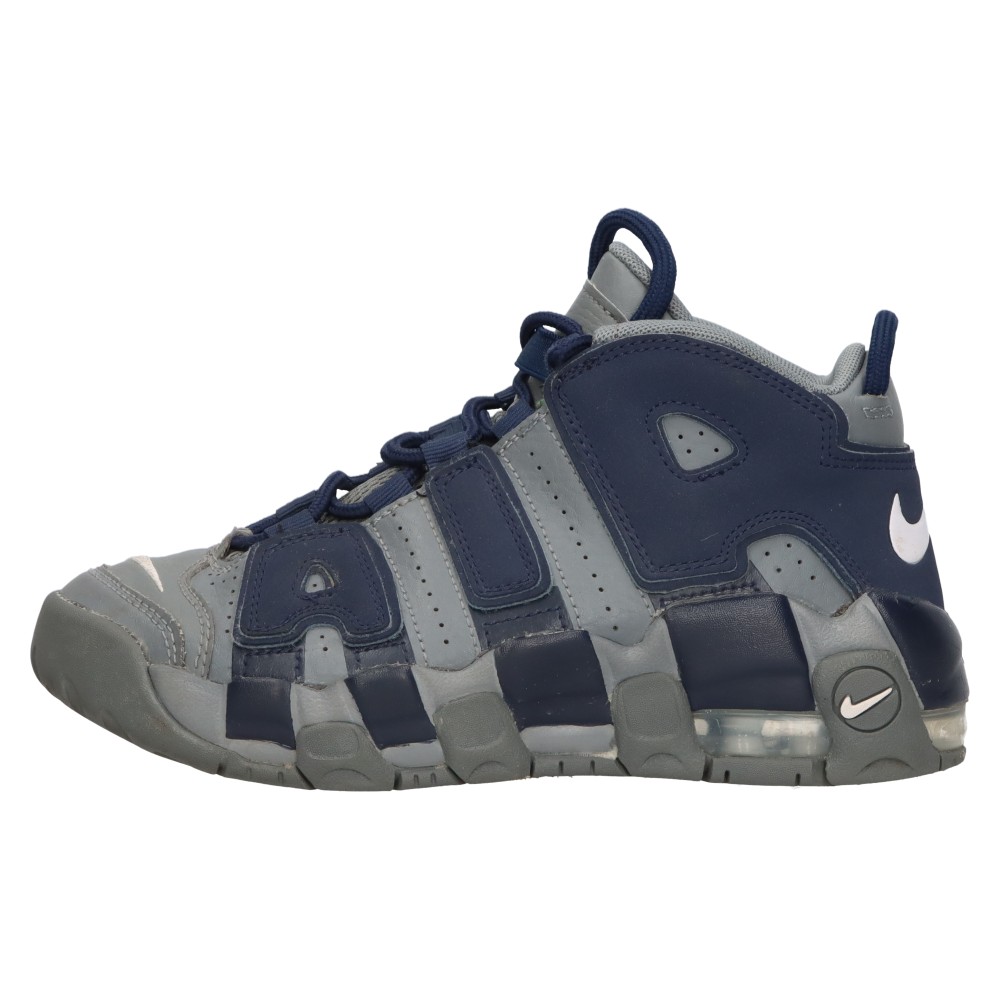 NIKE(ナイキ) サイズ:22.0cm AIR MORE UPTEMPO エアモア アップテンポ ハイカットスニーカー キッズ グレー US3Y/22.0cm DM3318-009【中古】【程度B】【カラーグレー】【取扱店舗BRING THRIFT CLOSET】