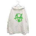 VETEMENTS(Fg) TCY:M 20SS Anarchy Hoodie Ai[L[t[fB vI[o[p[J[ SS20TR312 zCgyÁzyxBzyJ[zCgzy戵X܌hz