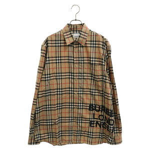 BURBERRY(СХ꡼) :M Logo Print Check Shirt ץ å  8017567 ١šۡBۡڥ顼١ۡڥ饤꾦ʡ