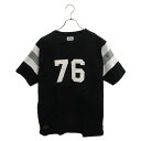 WTAPS(ダブルタップス) サイズ:M x Rags McGREGOR FOOTBALL SHIRTS 151ATDT-CSM01S ラグスマックレガー フットボールシャツ カットソー ブラック【中古】【程度B】【カラーブラック】【取扱店舗新宿】