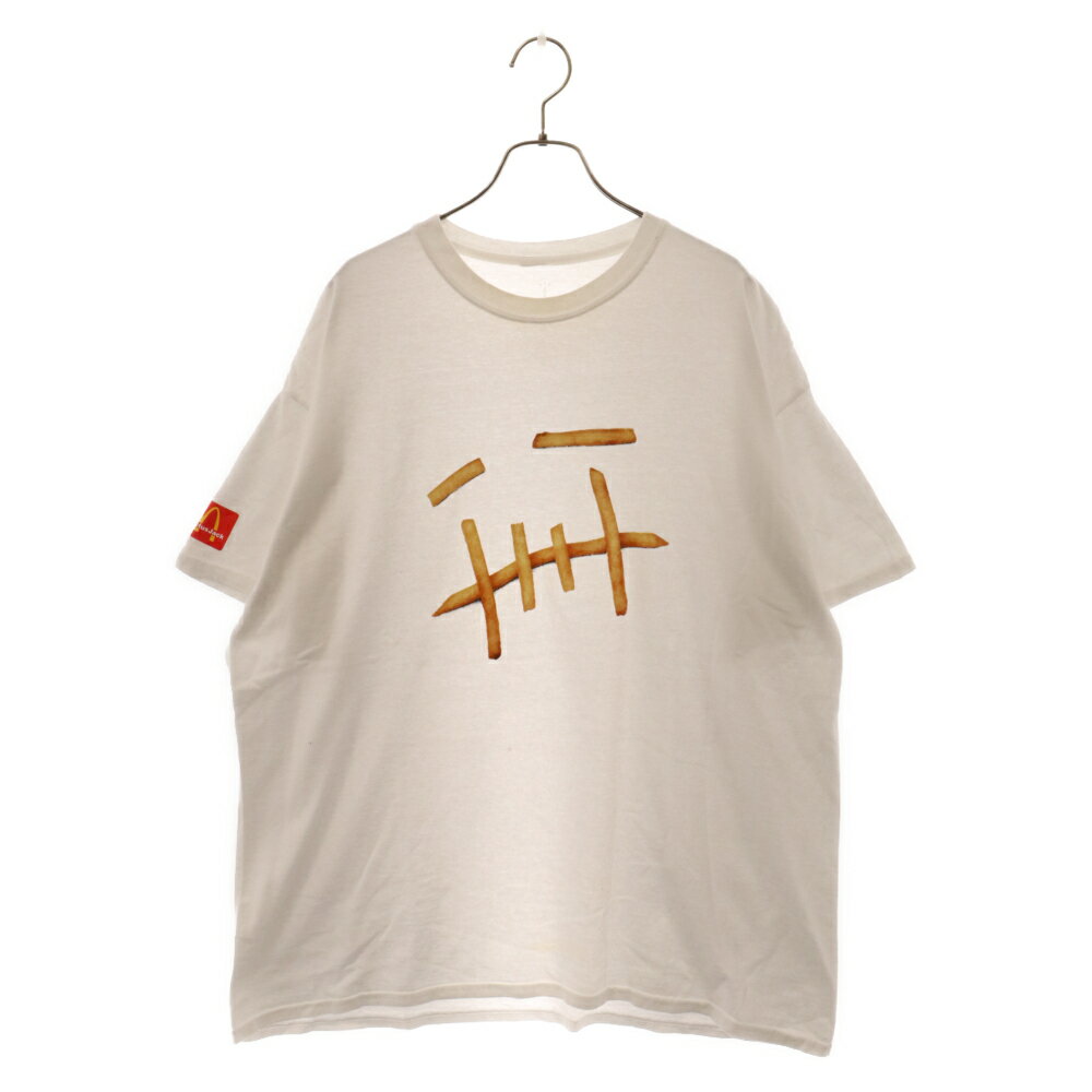 Cactus Jack(カクタスジャック) サイズ:L ×McDonald 039 s Fry 2 T-shirt マクドナルド フライ2 半袖Tシャツ ホワイト【中古】【程度B】【カラーホワイト】【オンライン限定商品】