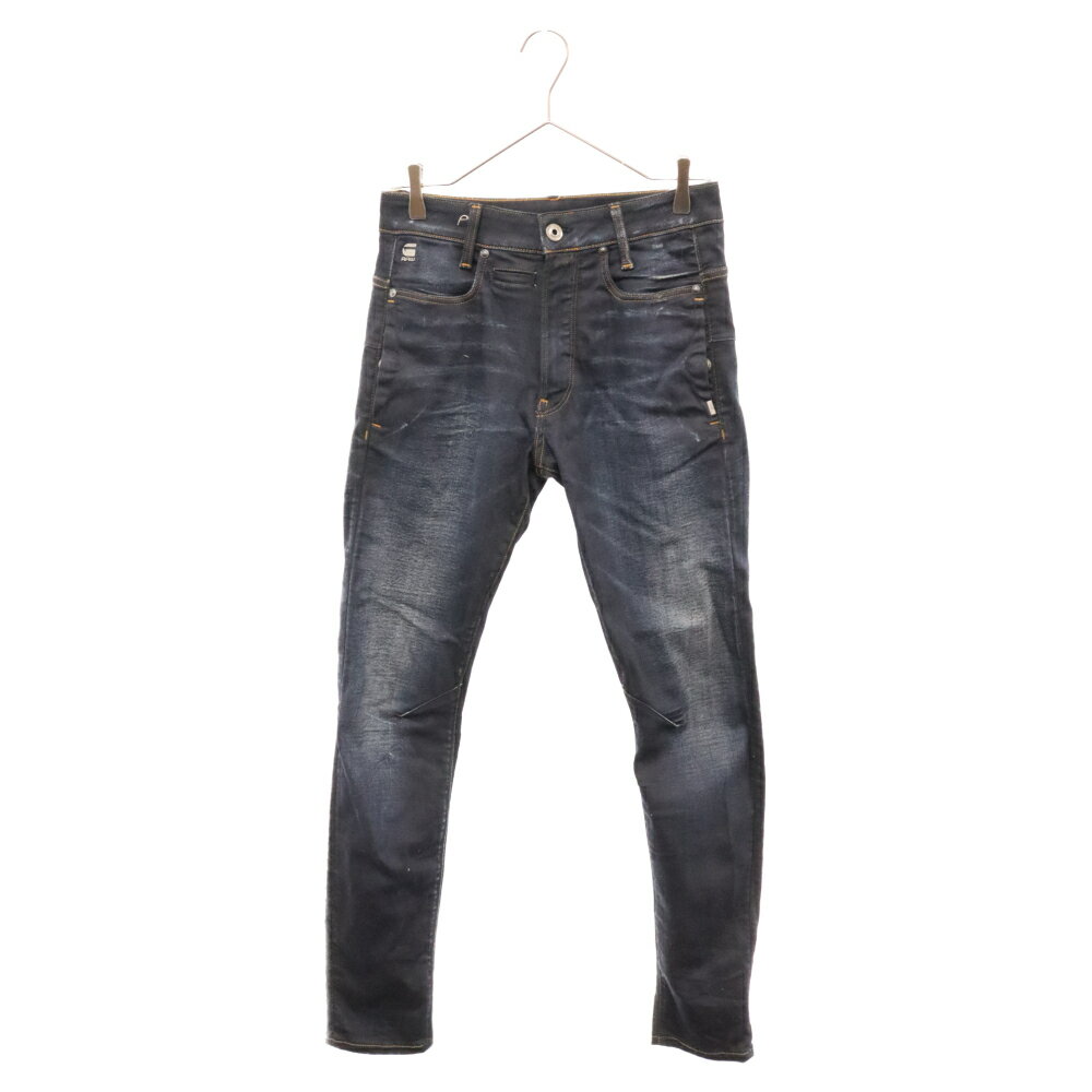 G-STAR RAW(ジースターロウ) サイズ:26 D-staq 3D Slim Jeans 3D スリムジーンズ インディゴ デニムパンツ レディース【中古】【程度B】【カラーブルー】【オンライン限定商品】