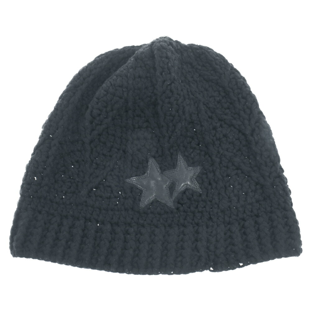 CHROME HEARTS(クロムハーツ) サイズ:OS Aspen Cashmere Limited Beanie アスペン カシミアリミテッドビーニー スターパッチ付きニット帽 アスペン限定 ブラック【新古品/中古】【程度S】【カラーブラック】【取扱店舗渋谷】