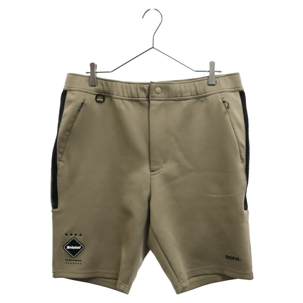 F.C.R.B./F.C.Real Bristol/FCRB(エフシーアールビー/エフシーレアルブリストル) サイズ:XL 22SS PDK SHORTS サイドラインショーツ ハーフパンツ ベージュ FCRB-220004【中古】【程度A】【カラーベージュ】【オンライン限定商品】