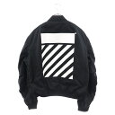 OFF-WHITE(ItzCg) TCY:XL 22AW DIAG TAB BOMBER JACKET obOvg {o[WPbg ubN OMEH040C99FAB001yÁzyxAzyJ[ubNzy戵XBRINGaJANNEXXz