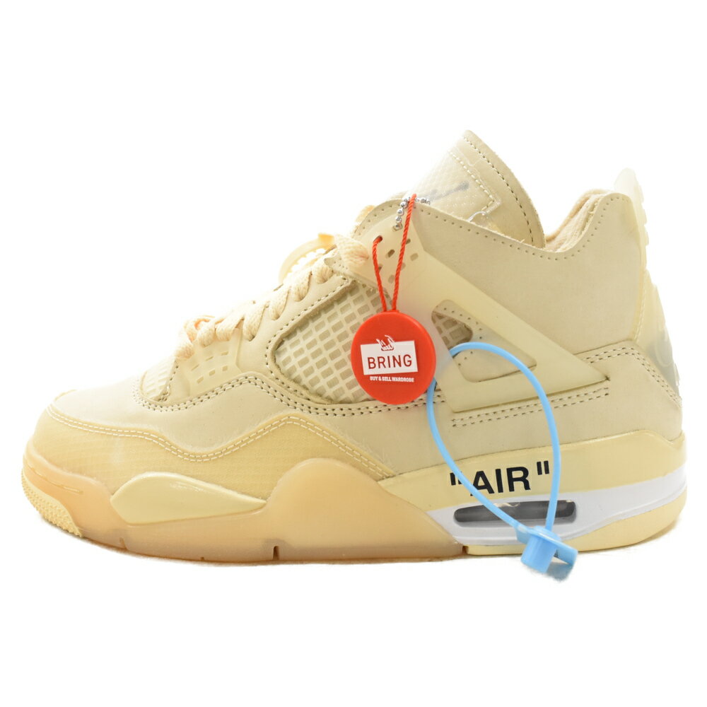 NIKE(iCL) TCY:23.5cm ~Off-White WMNS AIR JORDAN 4 RETRO SP SAIL CV9388-100 EBY GAW[_4 ZC nCJbgXj[J[ V[Y zCg US9.5/26.5cmyVÕi/ÁzyxSzyJ[zCgzy戵XBRINGaJANNEXXz