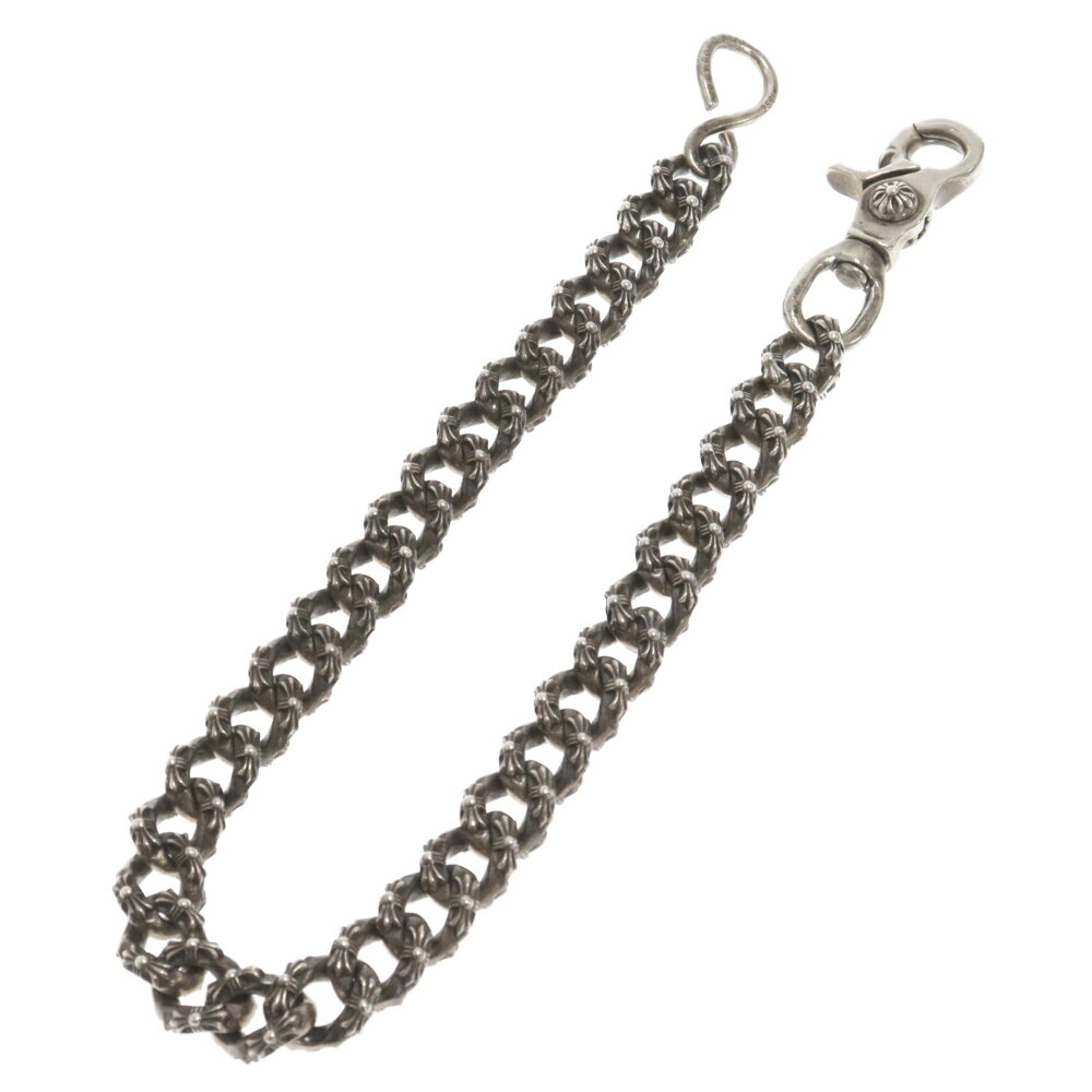 CHROME HEARTS(クロムハーツ)XFANCY LONG 1/1クリップロングエクストラファンシー ロング ウォレット チェーン シルバー 海外ギャラ付き ブランド CHROME HEARTS 品名 XFANCY LONG 1/1クリップロングエクストラファンシー ロング ウォレット チェーン シルバー 海外ギャラ付き 表記サイズ ロング サイズガイドはコチラ 実寸 全長：47.9センチ チェーン最大幅：15.31ミリ 重さ：273.99グラム 素材表記 シルバー925/原産国：表記無し カラー シルバー 商品状態 使用感有り 全体にくすみ/黒ずみ/キズ有り 付属品：写真に写っているものがすべてになります。 備考：- 商品番号 1324D280005※お問い合わせの際は、こちらの商品番号をお伝えいただくとスムーズです。 注意事項 【高額商品の代引き決済時の手数料について】 50万円を超えるお品物の代引き決済をご希望の場合は代引き手数料とは別に55,000円（税込）の配達手数料が発生いたしますので予めご了承ください。 ※掲載商品は実店舗等で同時販売しており、欠品になる場合がございます。 恐れ入りますがその際はキャンセルとなりますため、予めご了承くださいませ。 ※原則、お客様都合でのキャンセル・返品はお受けできません。 ≪返品について詳しくはこちらをご覧くださいませ。≫ ご利用の際はショッピングガイドを必ずご一読の上、ご購入へお進みくださいませ。 状態ランク B N 新品〜未使用品 新品未開封品になります。 S 新品同様品または試着程度の使用感があります。 A 使用感の少ない比較的状態の良い中古品になります。 B 着用感があり若干の汚れ・ダメージが見受けられる中古品になります。 C 汚れ・ダメージが多数見受けられ難がある中古品になります。 【取扱店舗】 AWESOME 原宿店 TEL: 03-6455-4334 このブランドの他の商品を見る