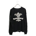 CHROME HEARTS(クロムハーツ) サイズ:L CH L S 2 バックCHフレア長袖カットソー ブラック【中古】【程度B】【カラーブラック】【取扱店舗BRING梅田茶屋町店】