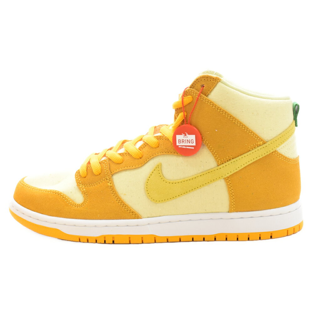 NIKE SB(ナイキエスビー) サイズ:29.0cm DUNK HIGH PRO PINEAPPLE DM0808-700 ダンクハイカットスニーカー プロ パイナップル イエロー US11/29cm【新古品/中古】【程度S】【カラーイエロー】【取扱店舗BRING梅田茶屋町店】