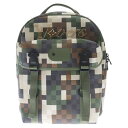 LOUIS VUITTON(ルイヴィトン) 24SS Motion Backpack Damoflage Green モーション バックパック ダモフラージュグリーン リュック M24445【中古】【程度B】【カラーグリーン】【取扱店舗渋谷】