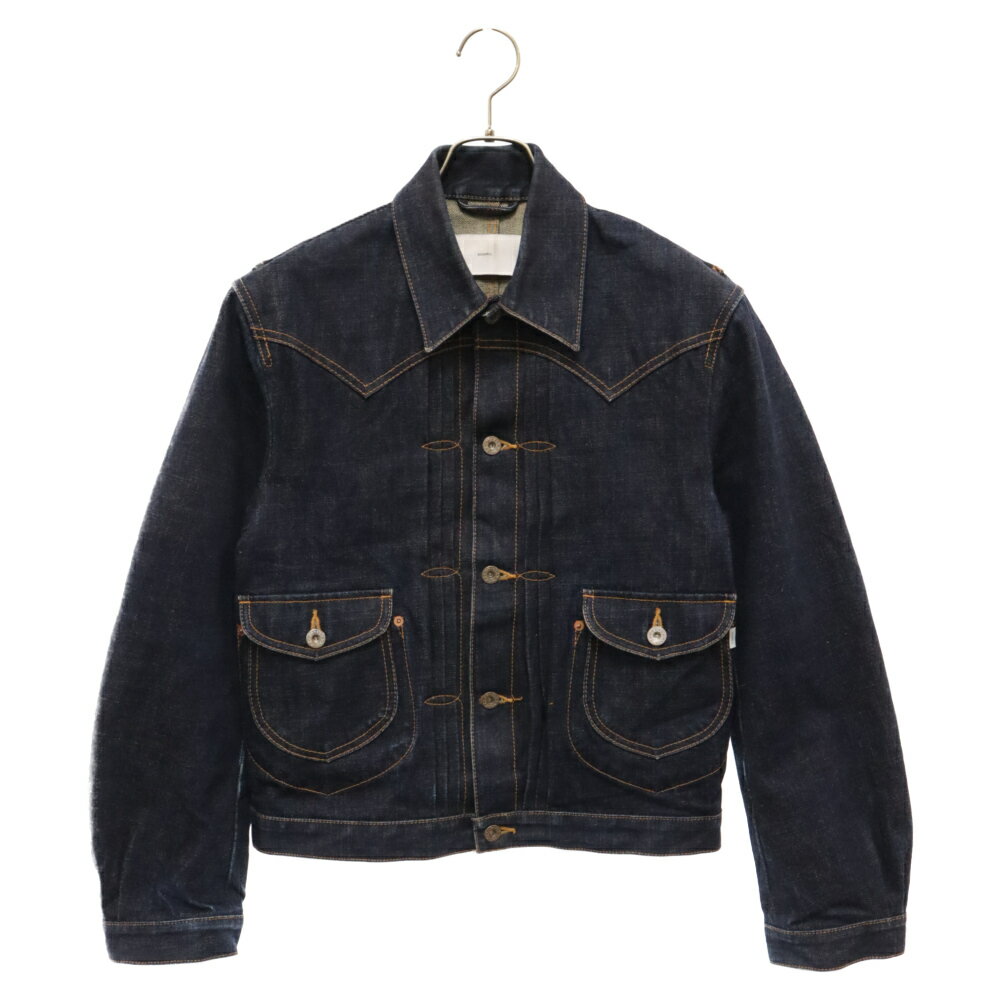 SUGARHILL(シュガーヒル) サイズ:2 CLASSIC DENIM JACKET クラシックデニムジャケット Gジャン インディゴ CLASS01【中古】【程度B】【カラーブルー】【取扱店舗BRING梅田茶屋町店】