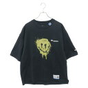 MIHARA YASUHIRO(~nXq) TCY:46 Smily Face Printed Tee X}C tFCX tg yCg TVc Jbg\[ ubN A11TS691-0yÁzyxAzyJ[ubNzy戵XBRINGXz