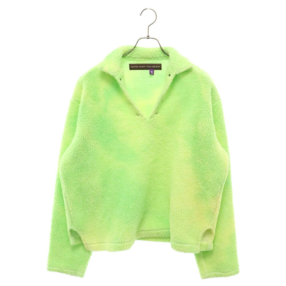 楽天ブランド買取・販売　BRINGCACTUS PLANT FLEA MARKET（カクタス プラント フリー マーケット） サイズ:1 Lime Cowboy Pullover フリースカウボーイプルオーバー ジャケット ライトグリーン【中古】【程度B】【カラーグリーン】【取扱店舗BRING福岡天神店】