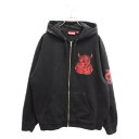 SUPREME(Vv[) TCY:XL 22SS Demon Zip Up Hooded Sweatshirt f[by WbvAbvp[J[ ubNyÁzyxBzyJ[ubNzy戵XBRINGV_Xz