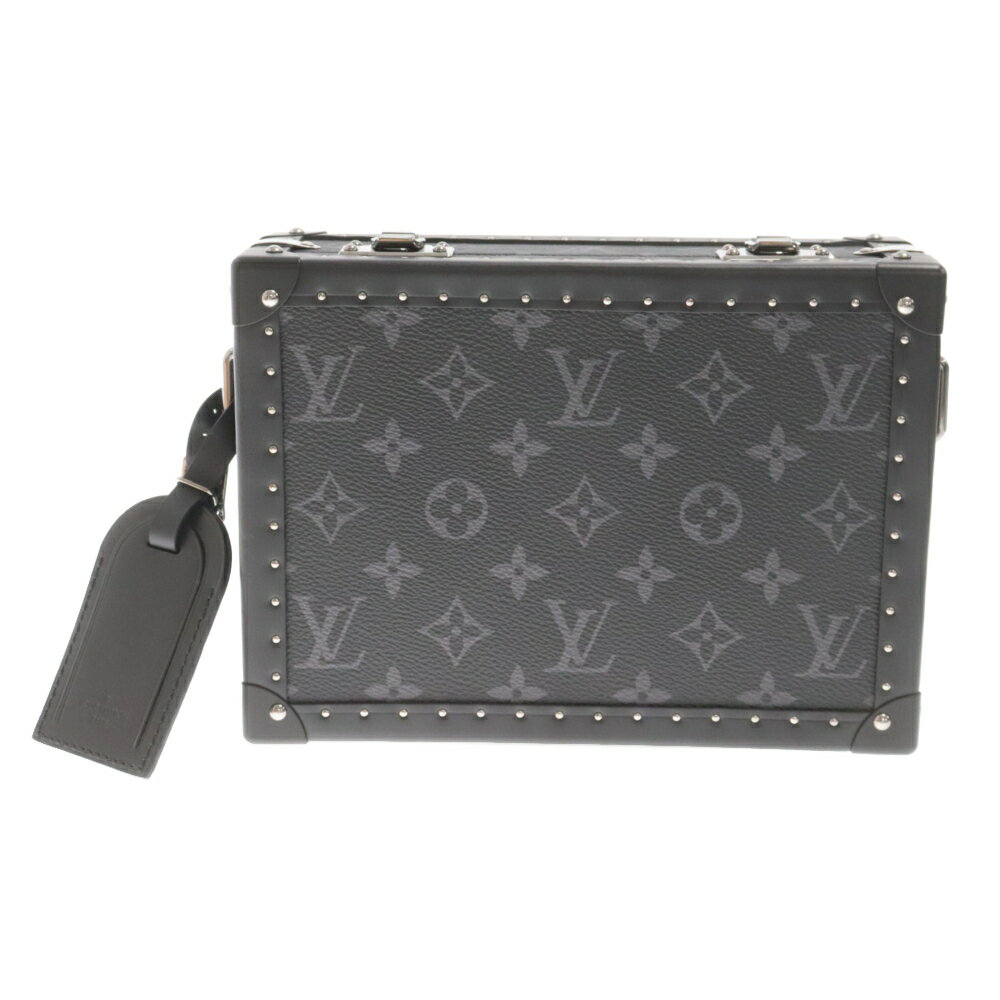 LOUIS VUITTON(ルイヴィトン) クラッチ ボックス モノグラム エクリプス ショルダーバッグ ブラック M20251/ISO 15693【新古品/中古】【程度S】【カラーブラック】【取扱店舗新宿】