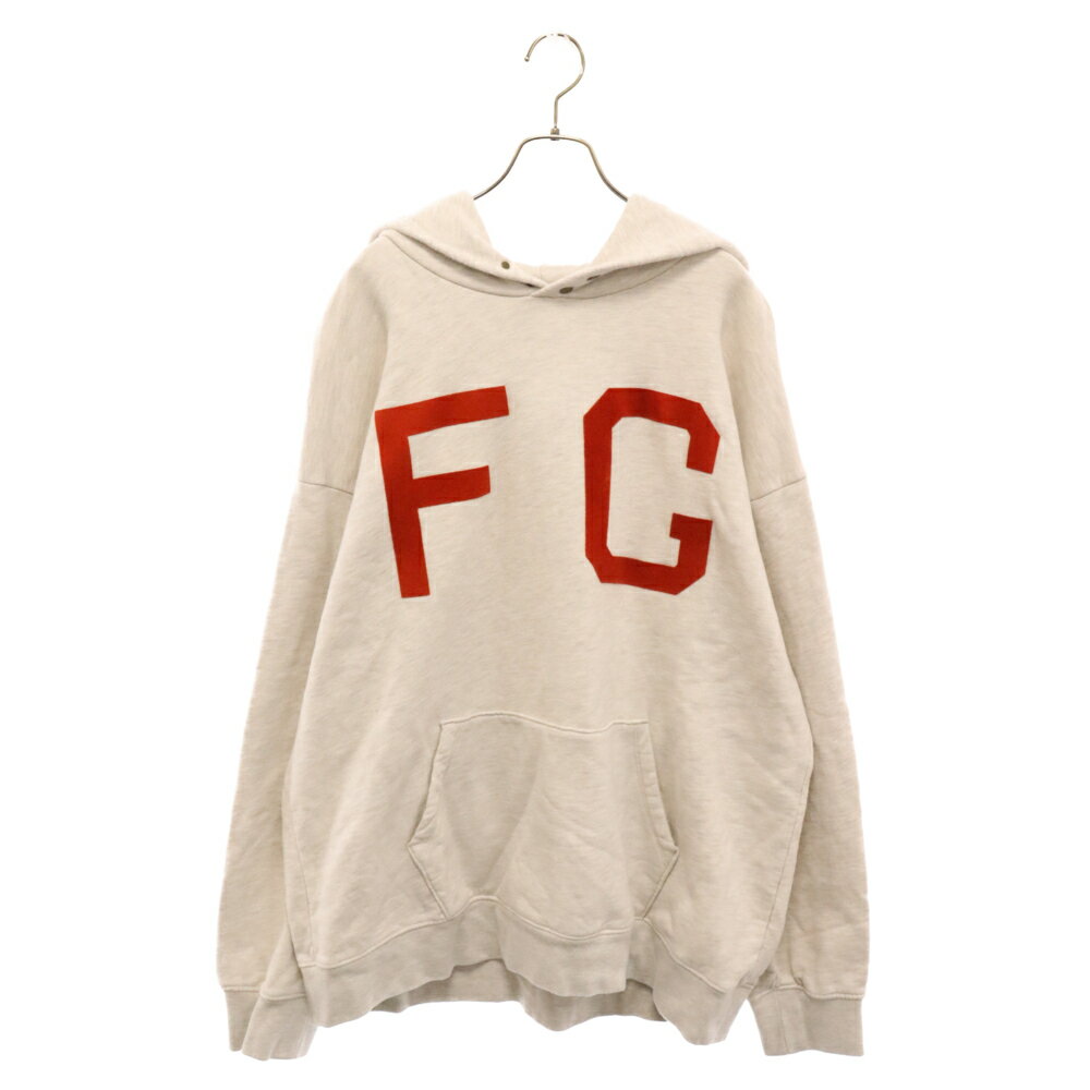 FEAR OF GOD(フィアオブゴッド) サイズ:XL 7TH COLLECTION ヴィンテージ加工プルオーバーパーカー フーディー グレー FG50-0670FL【中古】【程度B】【カラーグレー】【オンライン限定商品】