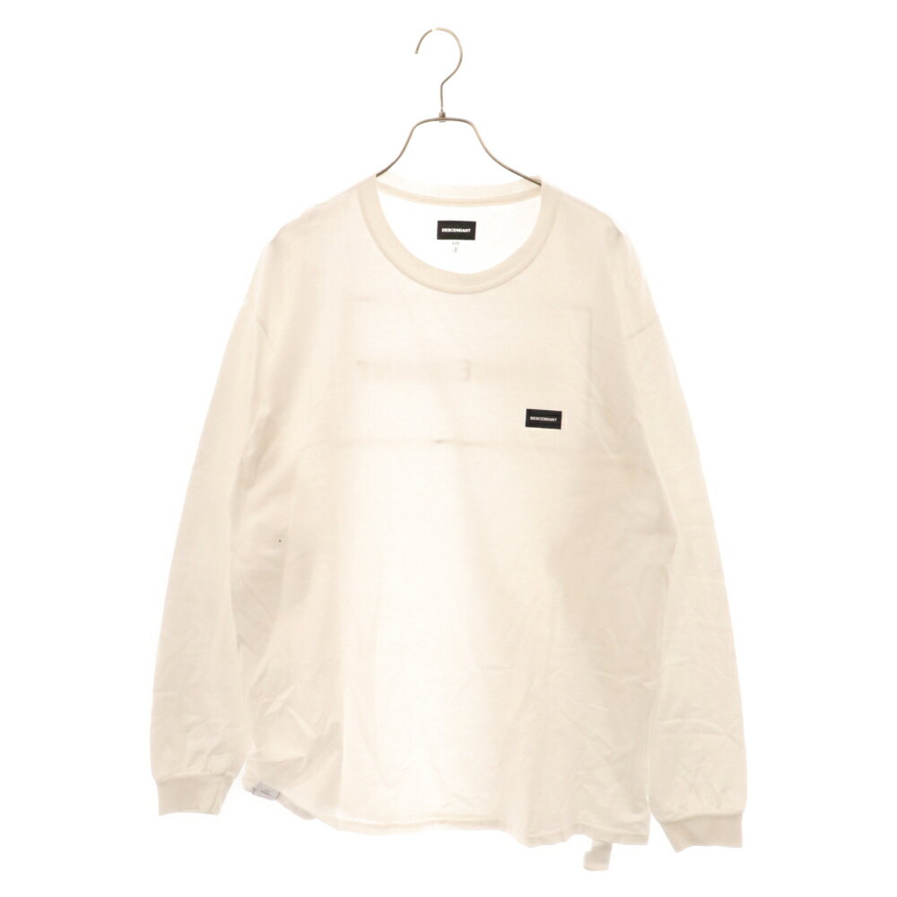 DESCENDANT(ディセンダント) サイズ:3 20AW CACHALOT LS TEE カシャロ 長袖Tシャツ ホワイト【中古】【程度A】【カラーホワイト】【取扱店舗BRING THRIFT CLOSET】