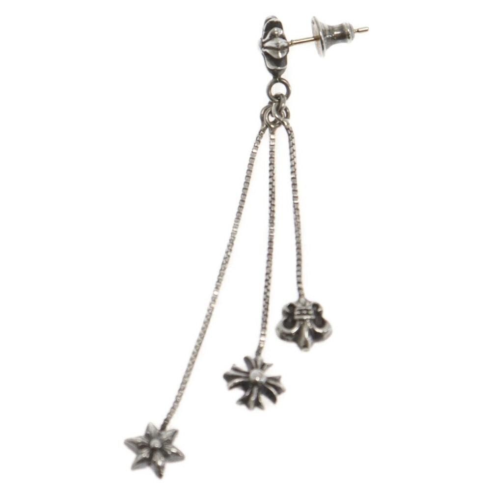 CHROME HEARTS(クロムハーツ) JOJO PST PLS BS STAR L ジョジョ クロス BSフレア スター ピアス シルバー 左用【中古】【程度B】【カラーシルバー】【取扱店舗原宿】