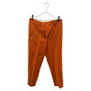 SPORTMAX(スポーツマックス) サイズ:36 センタープレス トラウザーズ ウール スラックス オレンジ 21360333070 レディース【中古】【程度B】【カラーオレンジ】【オンライン限定商品】