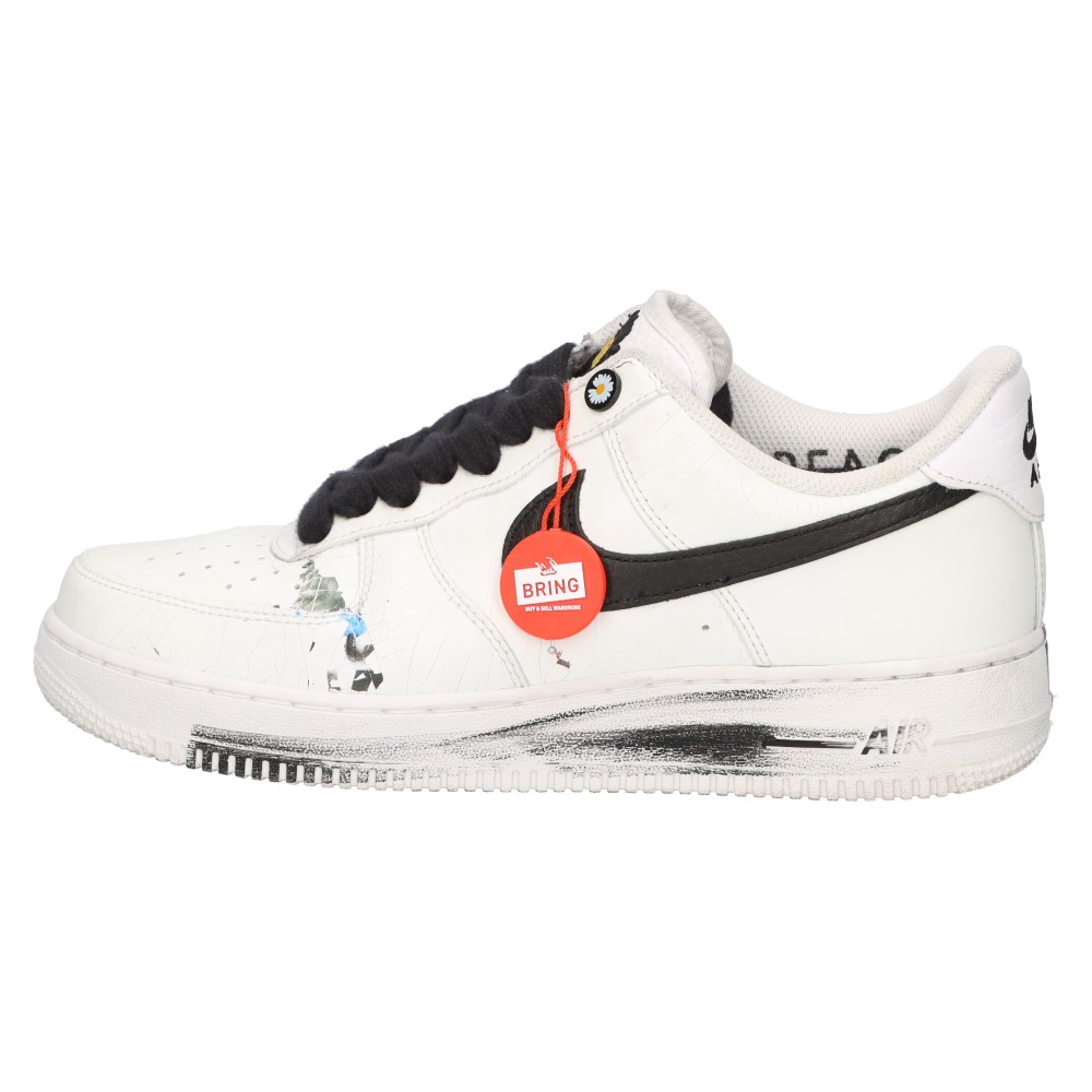 NIKE(ナイキ) サイズ:US10.5/JP27.5 ×PEACEMINUSONE AIR FORCE1 07 PARANOISE ピースマイナスワン エアフォース1 07 パラノイズ ローカット スニーカー ホワイト DD3223 100 US10/JP27