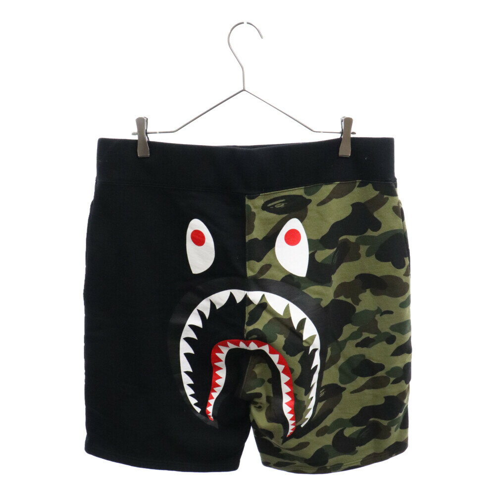 A BATHING APE(AxCVOGCv) TCY:2XL 1ST CAMO BACK SHARK SWEAT SHORTS J obNSvg V[N n[tpc ubN/J[L 001SPI201004MyÁzyxAzyJ[ubNzy戵XBRINGaJANNEXXz