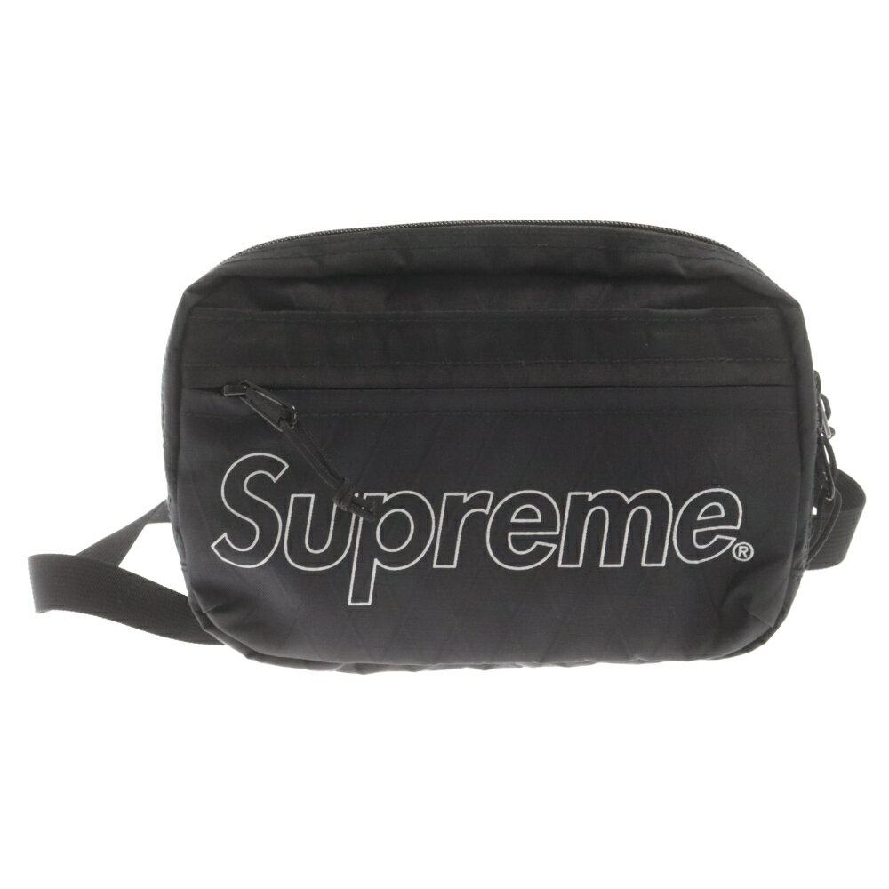 SUPREME(シュプリーム) 18AW Nylon shoulder Bag ナイロン ショルダーバッグ ブラック【中古】【程度B】【カラーブラック】【取扱店舗BRINGアメリカ村店】