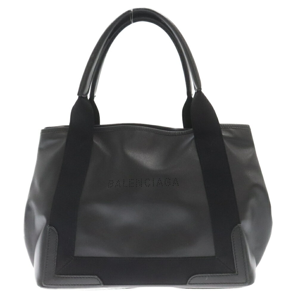 BALENCIAGA(バレンシアガ) パンチングロゴ レザートートバッグ 339933 0CH1N レディース ブラック【中古】【程度B】【カラーブラック】【取扱店舗原宿】