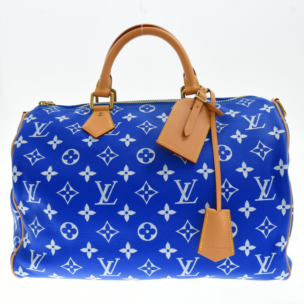 LOUIS VUITTON(ルイヴィトン) サイズ:40 24SS SPEEDY スピーディ P9 バンドリエール40 モノグラム 3WAYショルダーバッグ ヴェール ブルーM24417 RFID【新古品/中古】【程度S】【カラーブルー】【取扱店舗AWESOME原宿店】