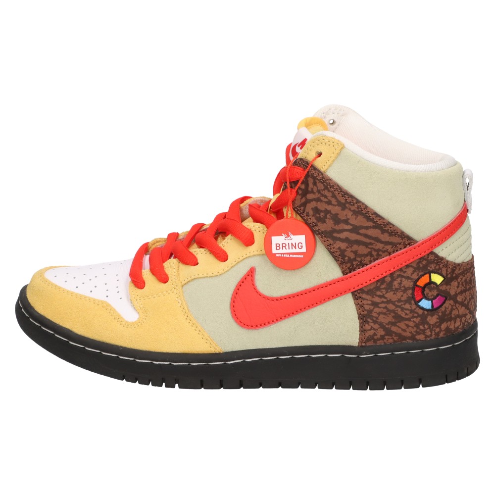 NIKE SB(ナイキエスビー) サイズ:US8/26cm SB DUNK HIGH Color Skates Kebab CZ2205-700 エスビー ダンク ハイ カラースケート ケバブ ハイカットスニーカーシューズ マルチカラー US8/26cm