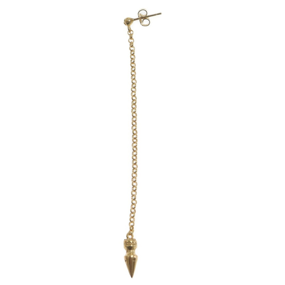 CHROME HEARTS(クロムハーツ) 22K CHAIN SPIKE DROP チェーンドロップスパイクピアス【中古】【程度B】【カラーゴールド】【取扱店舗OneStyle名古屋パルコ店】