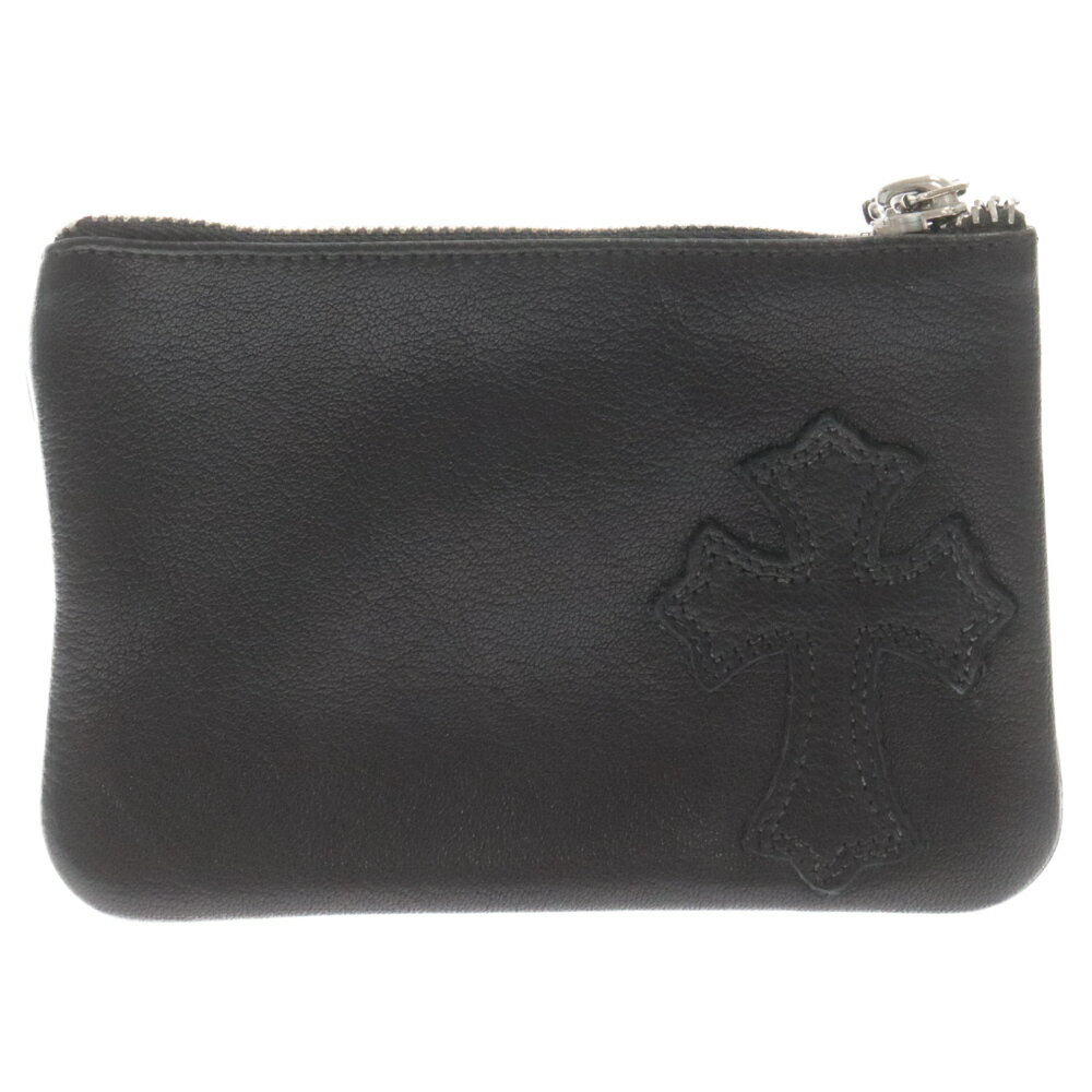 CHROME HEARTS(クロムハーツ) ZPR CHNG PURSE チェンジパース クロスパッチダガージップコインケース ブラック【中古】【程度A】【カラーブラック】【取扱店舗BRING札幌店】