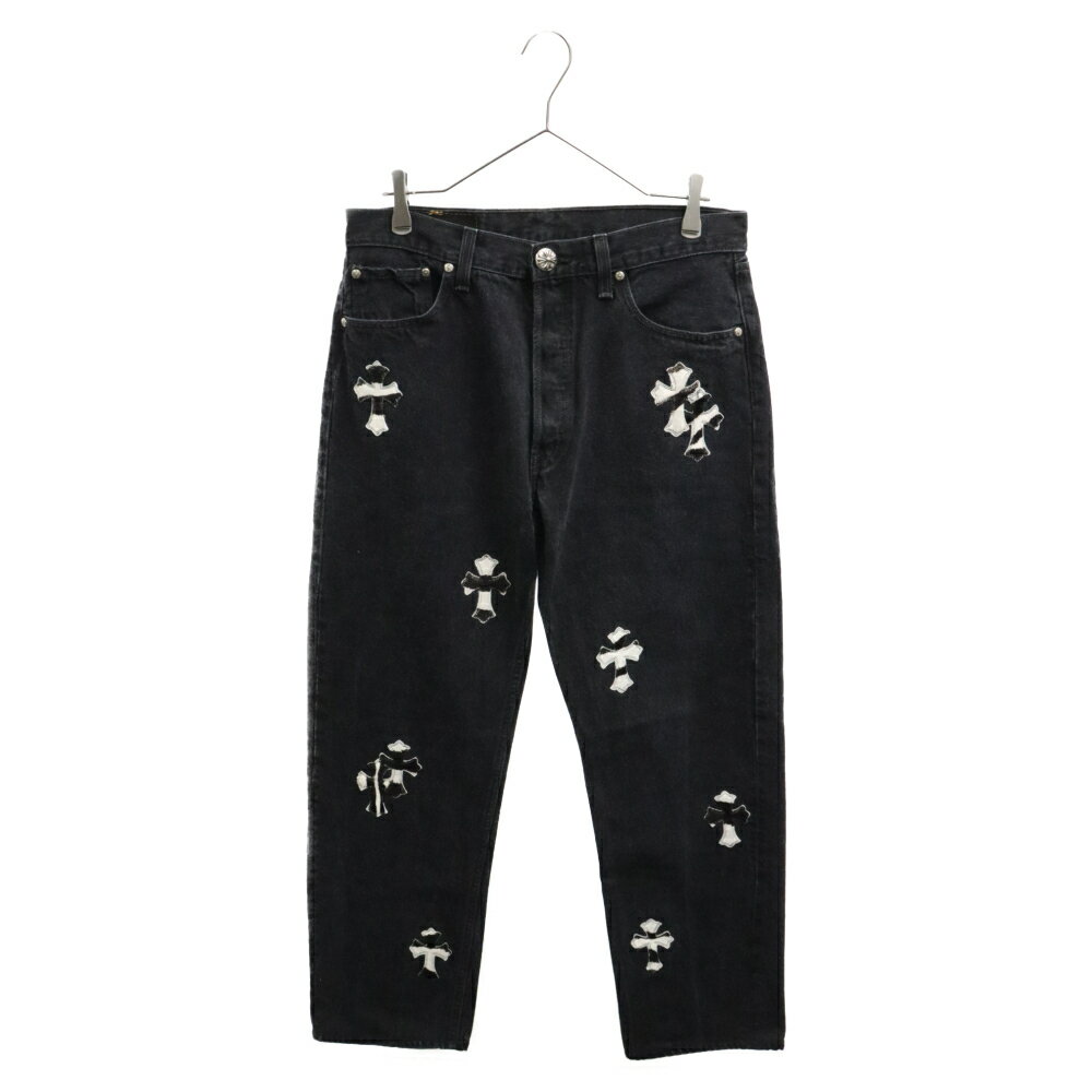 CHROME HEARTS(クロムハーツ) サイズ:32 ×リーバイス LEVI'S U VNTG JEAN BLU/RED TAB クロスパッチ付..